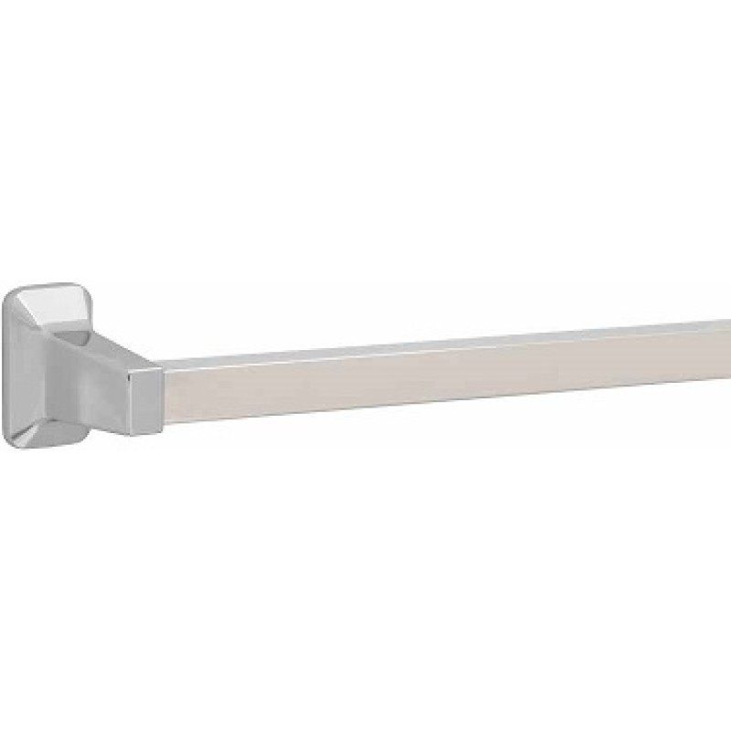 Towel Bar Polished Chrome, Wall-Mounted Towel Rack, Towel Storage sku30988