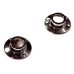 ROUND SHOWER ROD FLANGES Shower Rod Flanges Polished Chrome