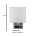 Compact Wall Lamp – 10.5" Modern Wall Light Fixture