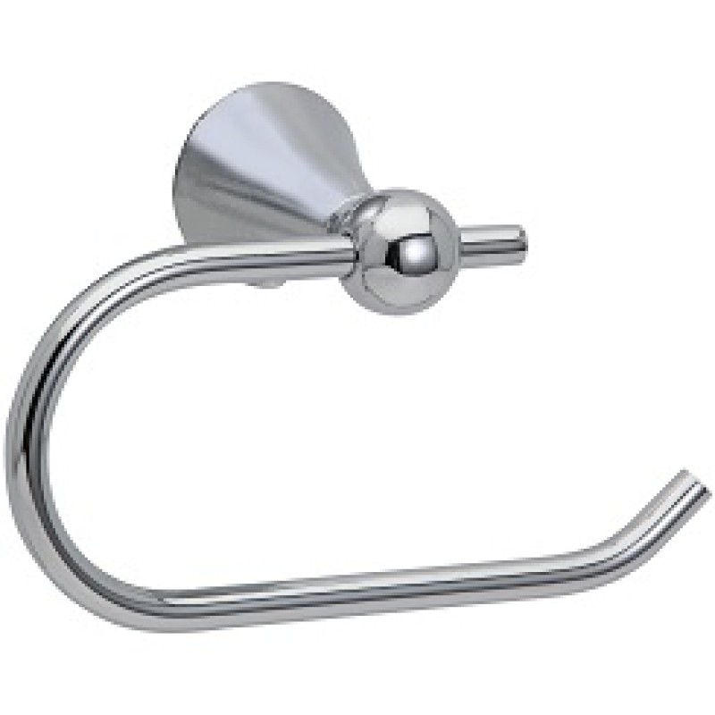 Toilet Paper Holder, Single Post Toilet Paper Holder, Toilet Paper Roll Holder Wall Mount for Bathroom & Kitchen, Chrome Finish - sku31031