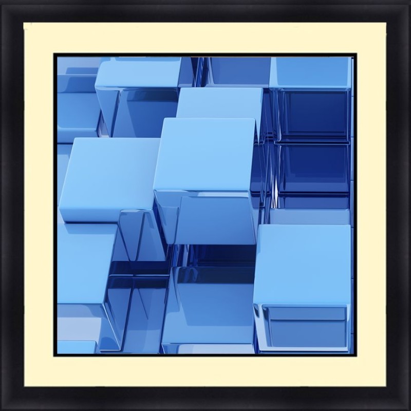 Abstract 30 x 30 Framed Available In Custom Sizes