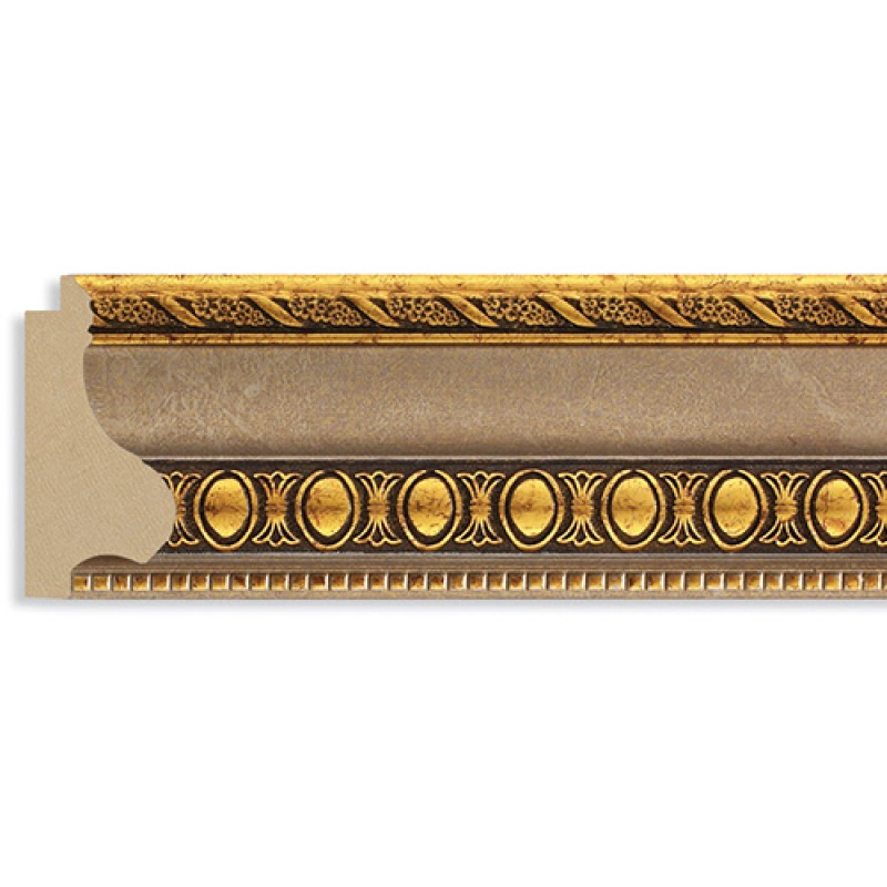 Full Length Mirror Silver w/gold Frame 24 x 60