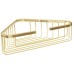 2 Tier Corner Medium Basket - Polished Brass