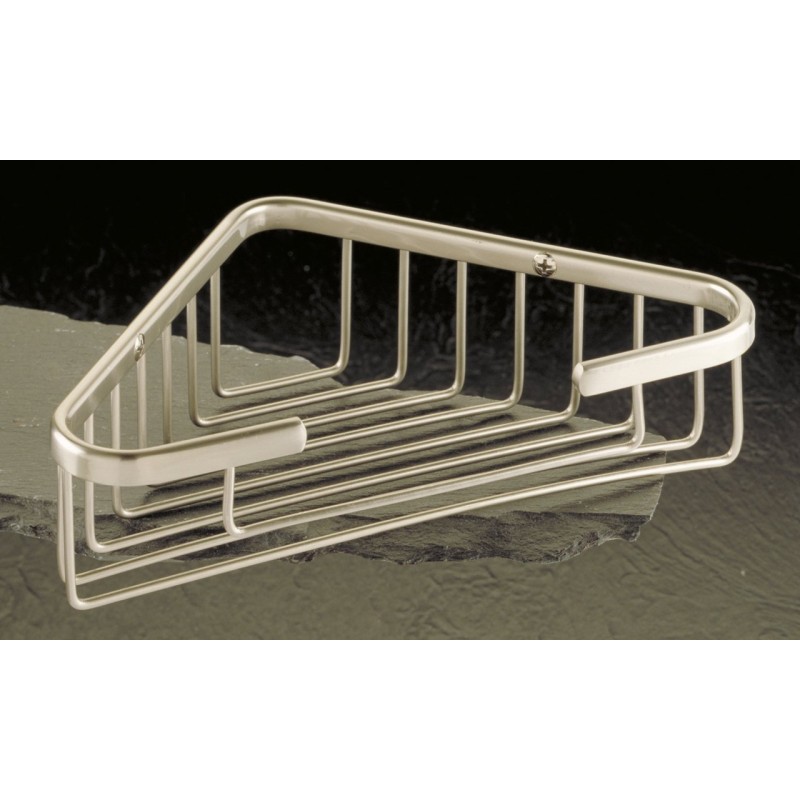 Medium Corner Baskets - Satin Nickel