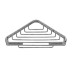 Small Corner Basket - Satin Nickel