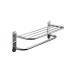 24" Towel Shelf with Bar / Exposed Screw Mount - Polished Chrome