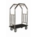 Prestige Bellman Cart – Stainless Steel Hotel Luggage Trolley with Pneumatic Wheels (LOG20060)