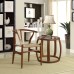Amish Dining Wood Armchair in Walnut