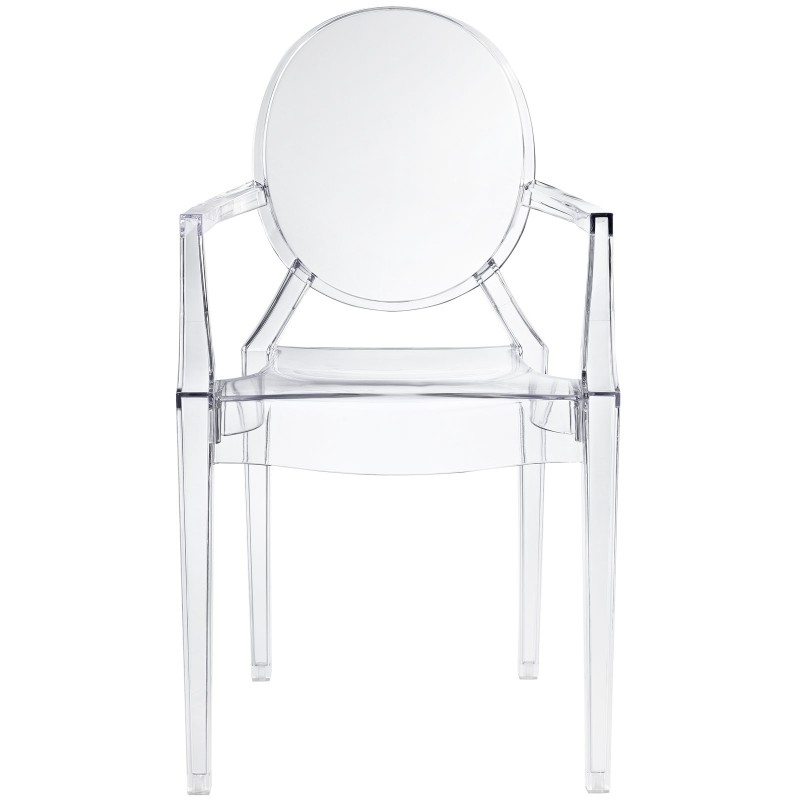 Casper Dining Armchair in Clear