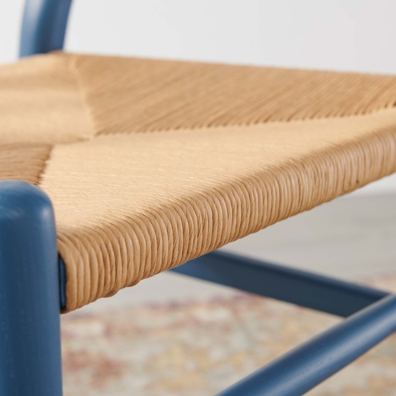 Amish Dining Wood Side Chair in Harbor