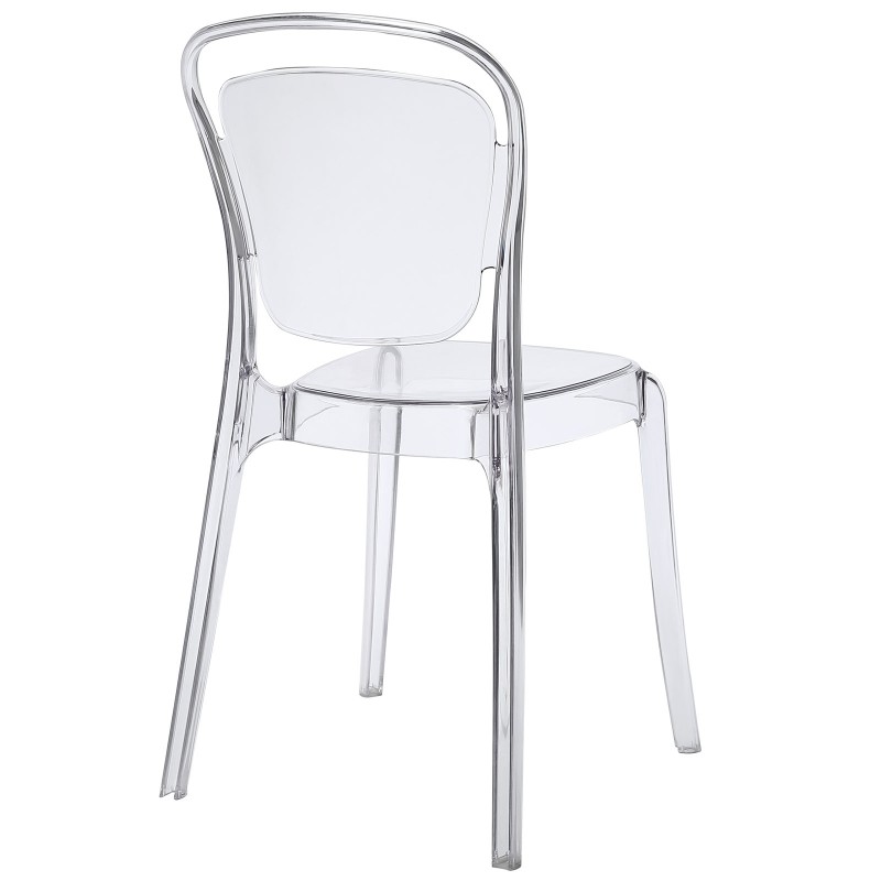 Entreat Dining Side Chair in Clear