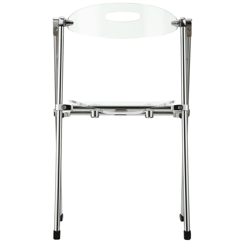Telescope Folding Chair in Clear