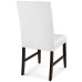 Promulgate Biscuit Tufted Upholstered Faux Leather Dining Side Chair Set of 2 in White