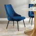 Adorn Tufted Performance Velvet Dining Side Chair in Navy
