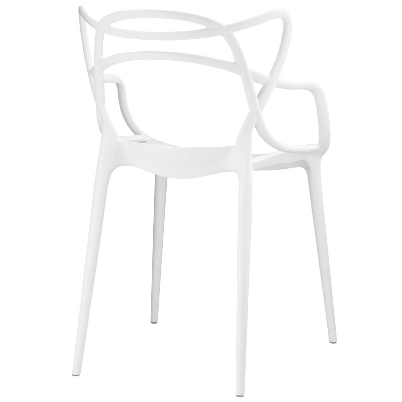 Entangled Dining Armchair in White