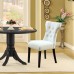 Silhouette Dining Vinyl Side Chair in White
