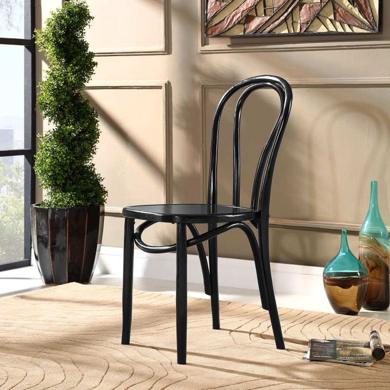 Eon Dining Side Chair in Black