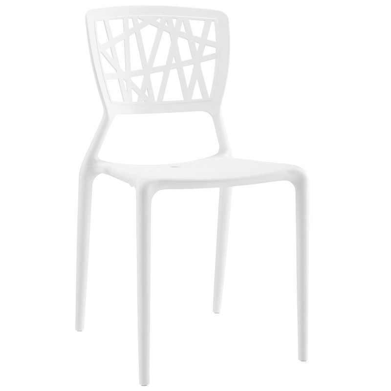 Astro Dining Side Chair in White