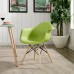 Pyramid Dining Armchair in Green