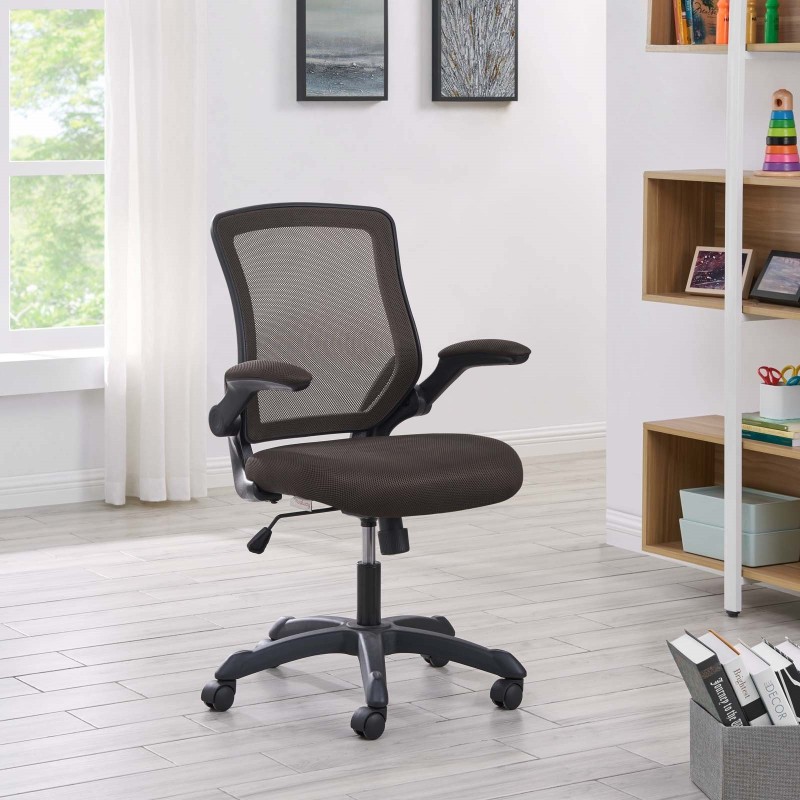 Mesh Office Chair in Brown