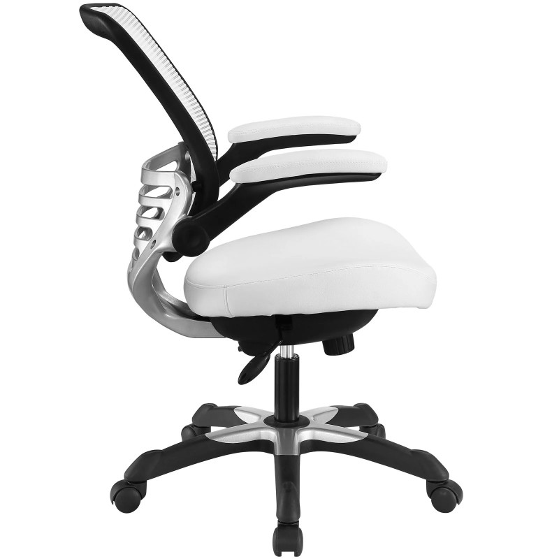 Vinyl Office Chair in White