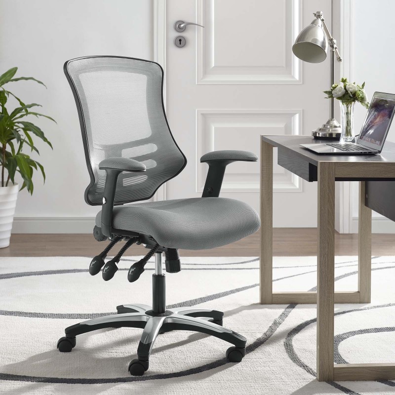 Mesh Office Chair in Gray