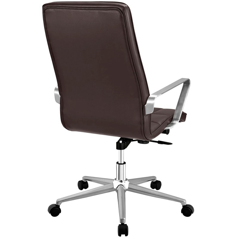Highback Office Chair in Brown