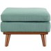 Engage Upholstered Fabric Ottoman in Laguna