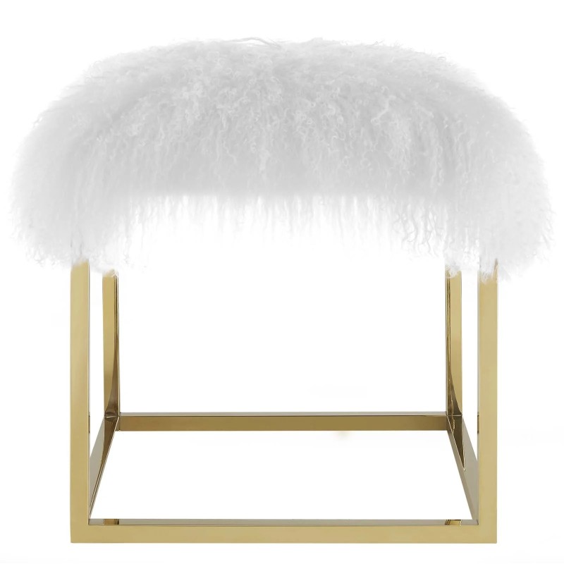 Anticipate Ottoman in Gold White