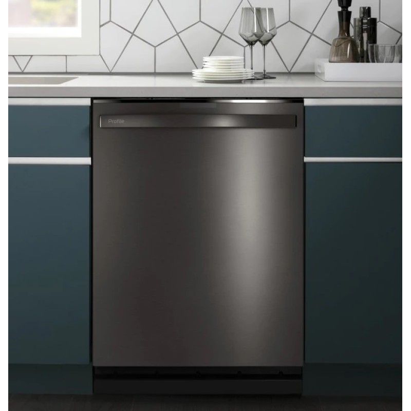 GE Profile Top Control with Stainless Steel Interior Dishwasher with Sanitize Cycle & Twin Turbo Dry Boost