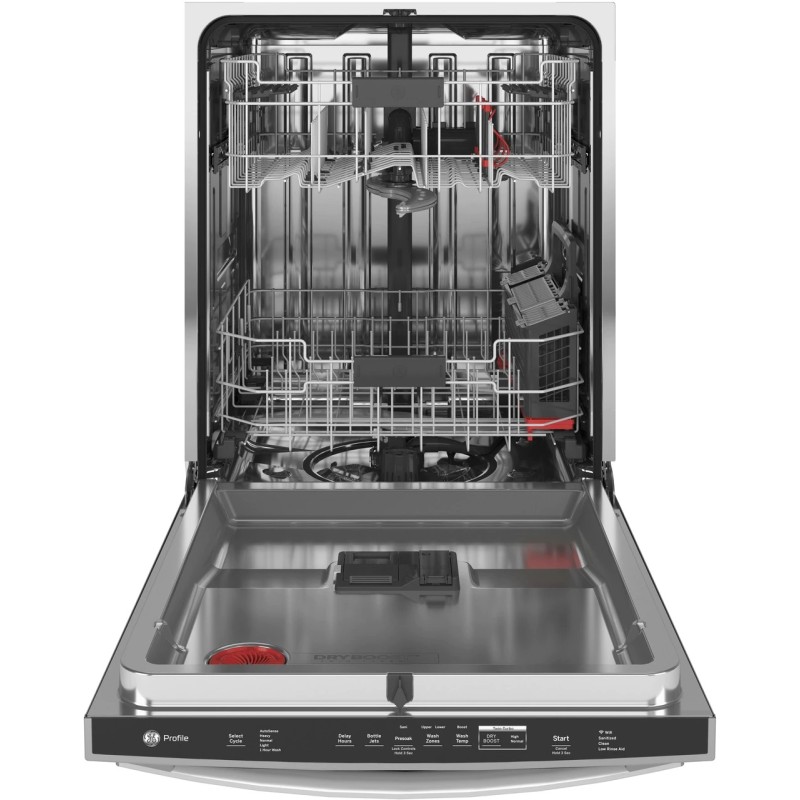 GE Profile Fingerprint Resistant Top Control with Stainless Steel Interior Dishwasher with Sanitize Cycle & Twin Turbo Dry Boost