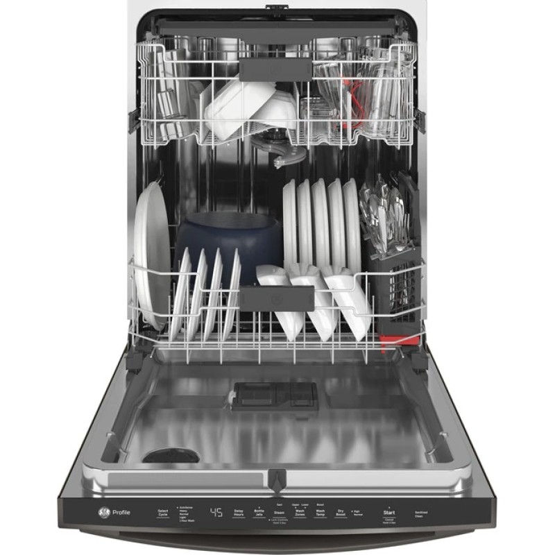GE Profile Top Control with Stainless Steel Interior Dishwasher with Sanitize Cycle & Dry Boost with Fan Assist