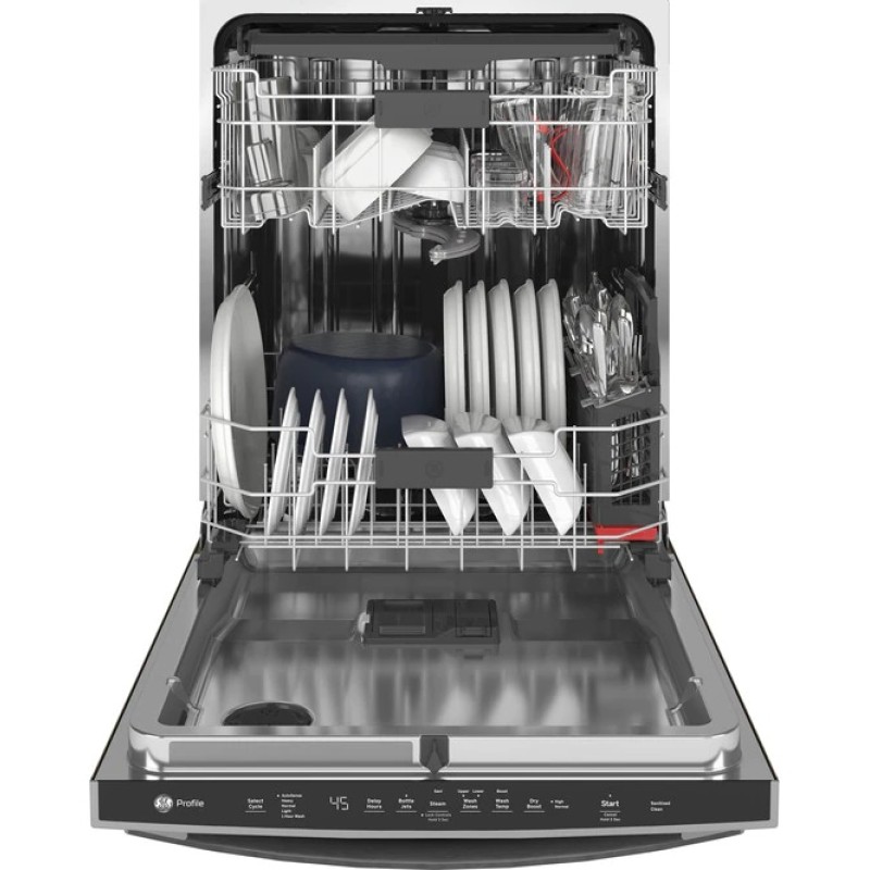 GE Profile Top Control with Stainless Steel Interior Dishwasher with Sanitize Cycle & Dry Boost with Fan Assist