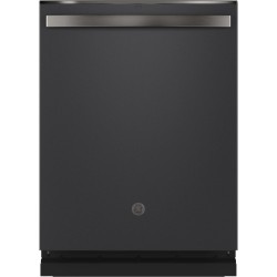 GE Top Control with Stainless Steel Interior Dishwasher with Sanitize Cycle & Dry Boost with Fan Assist