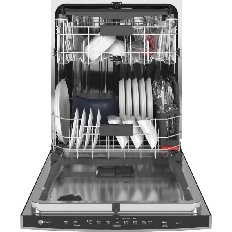 GE Profile Fingerprint Resistant Top Control with Stainless Steel Interior Dishwasher with Sanitize Cycle & Dry Boost with Fan Assist
