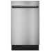 GE Profile 18" ADA Compliant Stainless Steel Interior Dishwasher with Sanitize Cycle