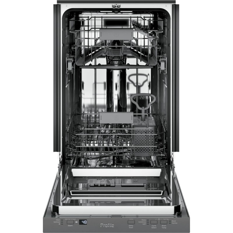 GE Profile 18" ADA Compliant Stainless Steel Interior Dishwasher with Sanitize Cycle