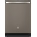 GE Top Control with Stainless Steel Interior Dishwasher with Sanitize Cycle & Dry Boost with Fan Assist