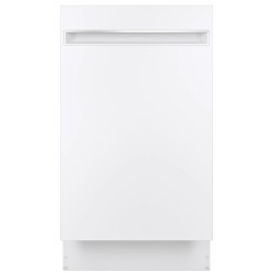 GE Profile 18" ADA Compliant Stainless Steel Interior Dishwasher with Sanitize Cycle