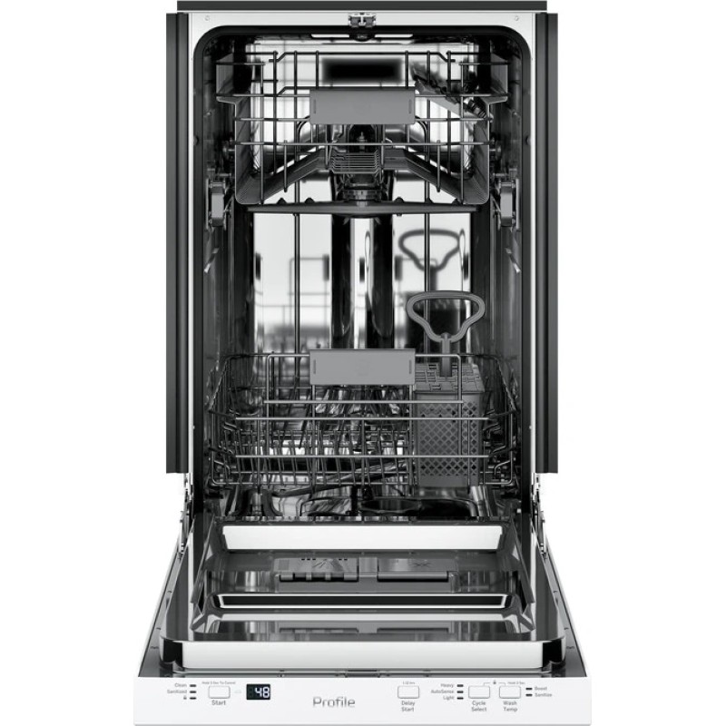 GE Profile 18" ADA Compliant Stainless Steel Interior Dishwasher with Sanitize Cycle