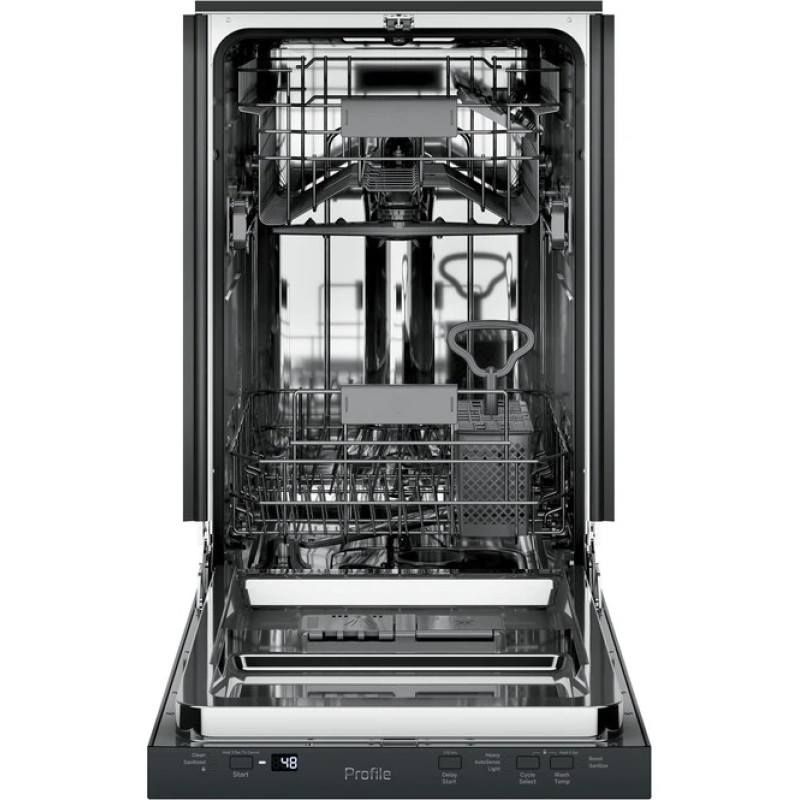 GE Profile 18" ADA Compliant Stainless Steel Interior Dishwasher with Sanitize Cycle