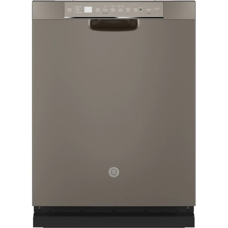 GE Front Control with Stainless Steel Interior Dishwasher with Sanitize Cycle & Dry Boost