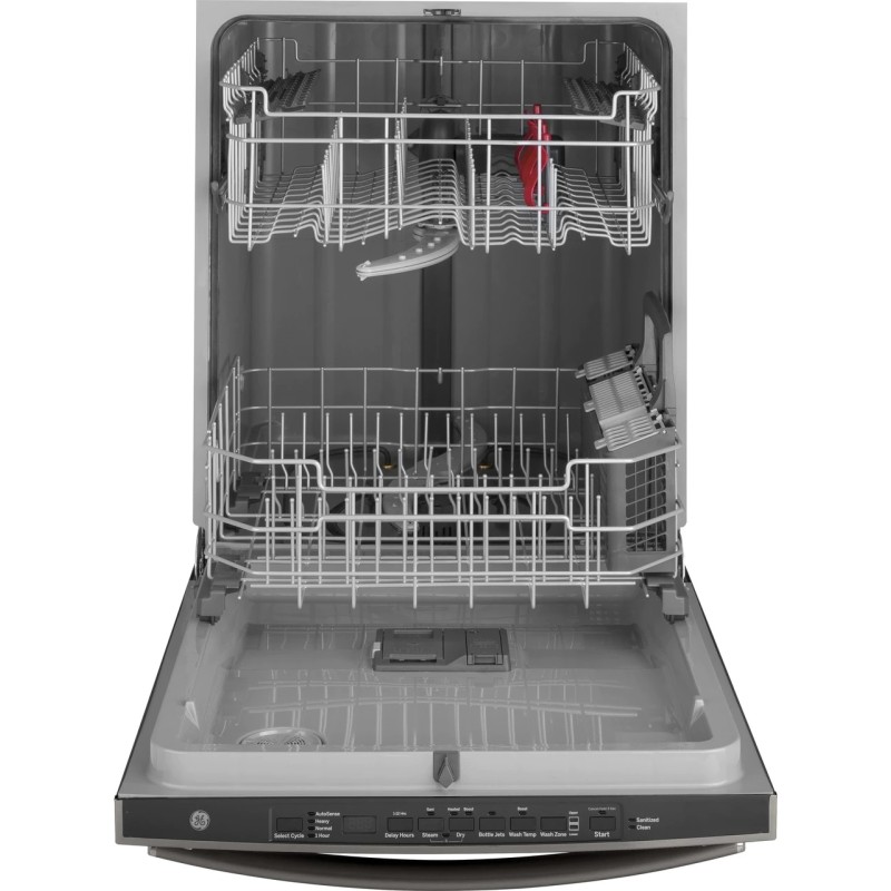 GE Top Control with Plastic Interior Dishwasher with Sanitize Cycle & Dry Boost