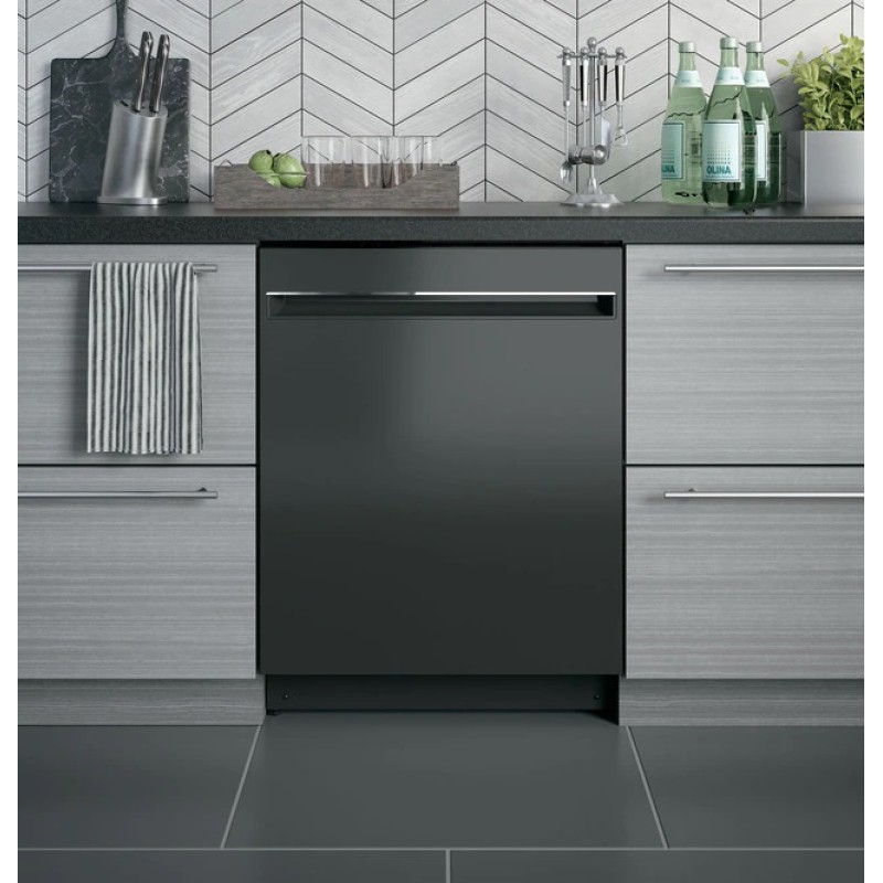 GE ADA Compliant Stainless Steel Interior Dishwasher with Sanitize Cycle