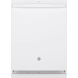 GE Top Control with Stainless Steel Interior Dishwasher with Sanitize Cycle & Dry Boost with Fan Assist
