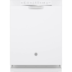 GE Front Control with Stainless Steel Interior Dishwasher with Sanitize Cycle & Dry Boost