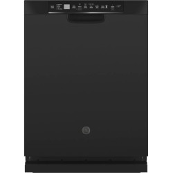 GE Front Control with Stainless Steel Interior Dishwasher with Sanitize Cycle & Dry Boost