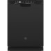 GE Front Control with Stainless Steel Interior Dishwasher with Sanitize Cycle & Dry Boost