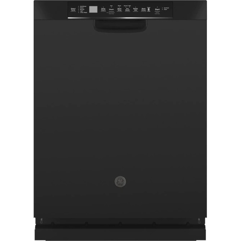 GE Front Control with Stainless Steel Interior Dishwasher with Sanitize Cycle & Dry Boost