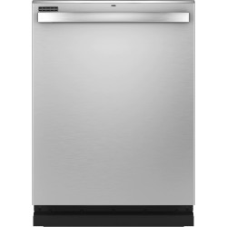 GE Top Control with Stainless Steel Interior Dishwasher with Sanitize Cycle & Dry Boost with Fan Assist